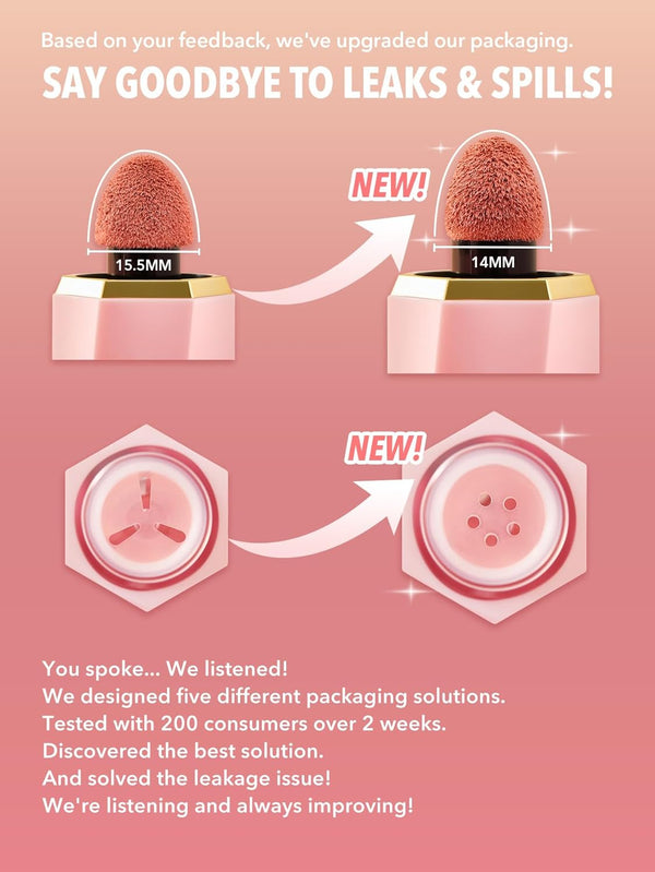 SHEGLAM Color Bloom Liquid Blush Makeup for Cheeks Matte Finish -Hot Topic