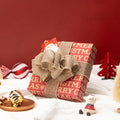 Ribbli Burlap Wired Edge Ribbon,1-1/2 Inch x 10 Yard,Natural,Solid for Big Bow,Wreath,Tree, Outdoor Decoration