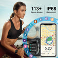 Smart Watch for Men Women, 1.96"HD Smartwatch (Answer/Make Call) with Heart Rate/Sleep Monitor/Spo2/Pedometer, 2025 New Fitness Watch 113+ Sport