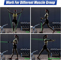 Resistance Bands Set, Himaly Exercise Bands Strength Training Fitness Bands Workout Elastic Bands with Legs Ankle Straps, Door Anchor, Handles &