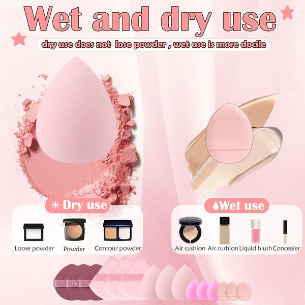 Makeup Brush Set, 48Pcs Makeup Brushes Set Professional Kit for Beginner, Premium Synthetic Foundation Concealers Powder Eye Shadows Blush Make up