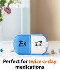 Extra Large Pill Organizer – Weekly Pill Box 7 Day AM PM for Big Vitamins & Supplements, Large Capacity Medication Dispenser with 7 Detachable