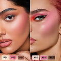 6 Colors Cream Contour Stick Makeup Kit,Shades with Highlighter,Blush,Bronzer Contour Stick for Sculpt the Cheeks,Long Lasting,Waterproof,Matte &