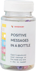 Sensemory 60 Pcs Positive Affirmation Cards Jar, Funny Emotional Support Gift for Teen Girls, Gifts for People with Depression, Motivational