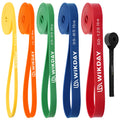 Resistance Bands, Pull up Bands, Workout Bands for Exercise, Thick Heavy Resistance Band Set with Door Anchor, Elastic Bands for Body Stretching,