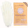 Bare Botanics 4 Pack Lavender Exfoliating Gloves for Shower | 100% Nylon Fibers | Exfoliating Bath Gloves for Shower Exfoliating | Shower Gloves &
