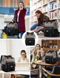 FALANKO Women Laptop Backpack, Doctor Nurse Teacher Work Adult Backpack for 15.6 Inch Laptop with RFID Anti-theft College Business Computer