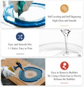Epoxy Resin, 32OZ Epoxy Resin Crystal Clear, Not-Yellowing No-Bubble, Self Leveling Easy Pour/Mix 1:1 Casting Kit & Coating for DIY Jewelry