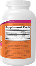 NOW Foods Supplements, Vitamin C-1,000 with 100 Mg of Bioflavonoids, Antioxidant Protection*, 500 Veg Capsules