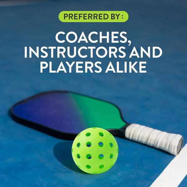 Outdoor Pickleball Balls USAPA Approved for Tournament Play 6 12 48 Packs Durable 40-Hole Design Ideal for All Skill Levels Pickleball Accessories