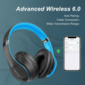 Wireless Bluetooth Headphones Over Ear V6.0 HiFi Stereo with Mic