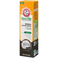 ARM & HAMMER Essentials Fluoride-Free Toothpaste, Whitening + Activated Charcoal Toothpaste, 4 Pack of 4.3oz Tubes, Clean Mint, 100% Natural