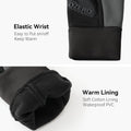 OZERO Winter Gloves for Women - Touchscreen Anti-Slip Palm Windproof Thermal Cycling Glove for Texting Hiking Driving Running