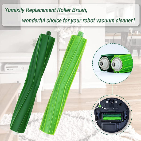 2 Set Replacement Roller Brushes Compatible for iRobot Roomba E & I & J Series, i7 i7+ i3 i3+ i6+ i8+ j7 j7Plus E5 E6 E7, Vacuum Cleaner