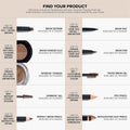 Anastasia Beverly Hills Mini Brow Definer - Travel-Size 3-in-1 Triangular Tip Retractable Eyebrow Pencil for Outlining, Filling & High-Definition