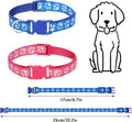 16 Pack Adjustable Puppy ID Collars - Soft Nylon Whelping Collars for Newborn Litter Puppy Pets Multicolor Series