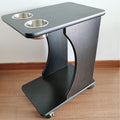 SEETOOOGAMES Drop-in Cup Holder Insert - 2 Pack Stainless Steel Poker Table Drink Holder Replacement for Casino Game Desk, Couch, Car, Boat, Sofa,