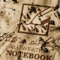 Rite in the Rain Weatherproof Side Spiral Notebook, 4.625" X 7", Tan Cover, Universal Pattern (No. 973T)