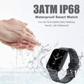 Smart Watch for Men Women Compatible with iPhone Samsung Android Phone 1.83 inch Full Touch Screen IP68 Waterproof Bluetooh Fitness Tracker Heart