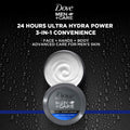 Dove Men+Care Ultra Hydra Cream, Face, Hands and Body Care, All Skin Types, 6 Pack of 2.53 Oz Each Unscented 2.53 Ounce (Pack of 6) All