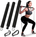 Steel Resistance Bar - Portable Dual Cable Machine Bar - Adjustable 38" to 26