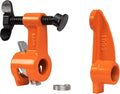 Pony 56 2-1/2" Deep Reach Clamp & Spreader Fixture for 3/4" Pipe | Deep Reach Design with Reversible Head for Clamping & Spreading, Coil Spring