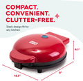 Dash Round Express Electric - Pancake Maker & Eggs Griddle System - Healthy Breakfast Maker - Quick Heat-Up & Easy Cleanup - nonstick surface -