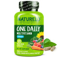 NATURELO Mens Multivitamins - One Daily Multivitamin for Men with Vitamins, Minerals & Organic Whole Foods, Boost Energy & Health, Non-Gmo, 120