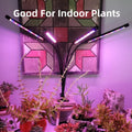 LEOTER Grow Light for Indoor Plants - Upgraded Version 80 LED Lamps with Full Spectrum & Red Blue Spectrum, 3/9/12H Timer, 10 Dimmable Level,
