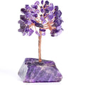 Amethyst Crystal Tree of Life,Money Tree Decorations,Crystals and Healing Stones,Reiki Positive Energy Gemstones,Purple Room Office Desk Feng Shui