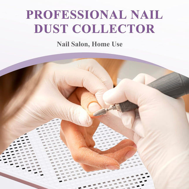 SAVILAND Nail Dust Collector: Super Quiet Dust Collector Machine Reusable Filter & Powerful 60W Nail Vacuum Cleaner Fan 