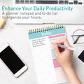 Sweetzer&Orange Daily & Weekly To Do List Notepad, 52 pages, Teal
