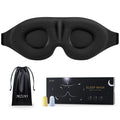 MZOO Luxury Sleep Eye Mask for Side Sleeper Men Women, Zero Eye Pressure 3D Sleeping Mask, Light Blocking Patented Design Night Blindfold, Soft