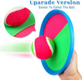 Toss and Catch Game Set, Outdoor Games with 4 Paddles 4 Balls and 1 Storage Bag, Great Outdoor Toys/Gifts for Kids, Classic Outdoor Games, Beach