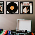 Vinyl Record Frame for the Wall Display Album Cover, Black 12.5 X 12.5 Frame for Any 12 Inch LP Record with Cover - 1 Pack/Black
