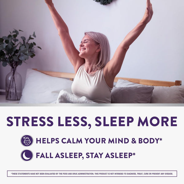 Zzzquil PURE Zzzs De-Stress Gummy, Melatonin Gummies, Sleep Aid, Melatonin 2Mg, Ashwagandha for Stress Support, Melatonin Sleep Gummies, Sleep