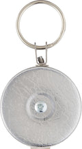 KEY-BAK Original Retractable Key Holder with a Front, Steel Belt Clip, and a Split Ring 48" Stainless Steel Cable (8 Oz. Load)
