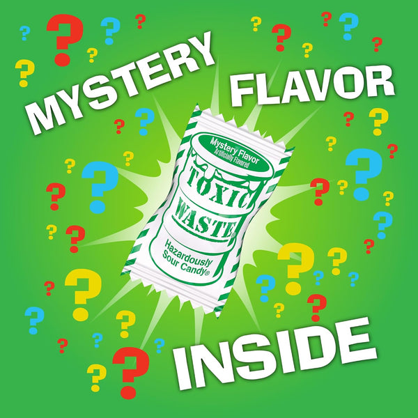 Toxic Waste Hazardously Sour Candy Drums, 5 Flavors + Mystery, 3 Pack 1.7 Ounce (Pack of 3)