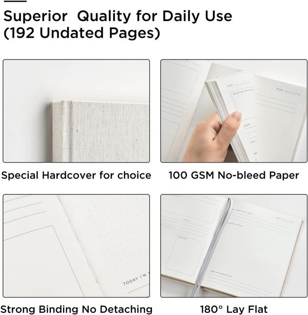 And per Se Wellness Journal, 91 Days Self-Care Journal to Practice Positive Thinking, Mindfulness & Reflection, Undated Daily Wellness Planner for