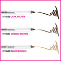 Wet N Wild Brow-Sessive Brow Pencil, Ultra-Precise Dual Ended Spoolie Brush for Perfect Buildable Blendable Shaping, Natural Lasting Shades for
