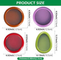 Avocado Saver and onion storage - Set of 4 Preventing Food Flavor Skewering Reusable Storage Containers for Fridge -Ideal for Garlic, Onions,