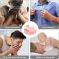 Silicone Body Scrubber with Handle - Exfoliating Shower Brush for Men & Women, Travel-Friendly & Quick-Dry, Soft Silicone Loofah Alternative for