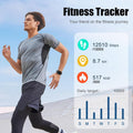 Smart Watch for Men Women, 1.96" Fitness Tracker Running Watch (Answer/Make Call), IP68 Waterproof, Pedometer, Sleep/Step/Activity/Heart Rate