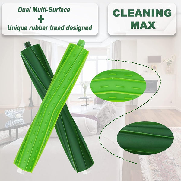 2 Set Replacement Roller Brushes Compatible for iRobot Roomba E & I & J Series, i7 i7+ i3 i3+ i6+ i8+ j7 j7Plus E5 E6 E7, Vacuum Cleaner