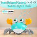 Hirger Crawling Crab Baby Toys 6-12 Months: Infant Tummy Time Toys, Dancing Walking Crab for Toddler 1 2 3 Year Old, 1st Birthday Gift with Music