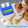 HahaGift Educational Toys for 3-5 Year Old Boy Girl Gifts, Matching Letter Learning Games Activities, Ideal Christmas Birthday Gift for Toddler