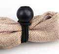 AOPRIE 30 Pack Bungee Balls, Black Ball Bungee Heavy Duty Heavyweight 4 inches Tarp Bungee Cords, Weather Resistant Tie Down Strap 4mm Thickness -