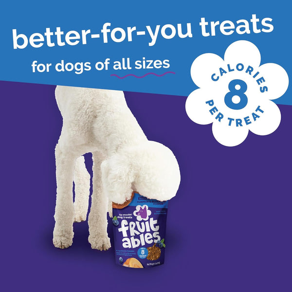 Fruitables Crunchy Baked Dog Treats - Pumpkin & Blueberry - 7 Ounces, Model Number: 2157