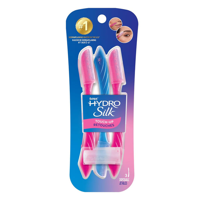 Schick Hydro Silk Touch-Up Dermaplaning Tool with Precision Cover, 3Ct | Dermapl