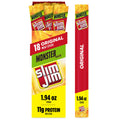 Slim Jim Monster Smoked Meat Sticks, Original Flavor, High Protein, 1.94 oz. (18 Count) Original 34.92 Ounce (Pack of 1)